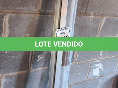 LOTE 018 - 01 LOTE COM PERFIL EM ALUMÍNIO.  (NO ESTADO) ATENÇÃO! FAZER A VISITAÇÃO ANTES DE ARREMATAR, NÃO SABEMOS SE FUNCIONA. LEILÃO NÃO TEM GARANTIA E NEM DEVOLUÇÃO, SUJEITO A POSSÍVEIS AVARIAS VISÍVEIS/OCULTAS E/OU AUSÊNCIA DE COMPONENTES.