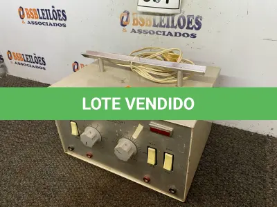 LOTE 361 - 01 BISTURI ELETRÔNICO ODONTOLÓGICO MARCA EMAI. (NO ESTADO) ATENÇÃO! FAZER A VISITAÇÃO ANTES DE ARREMATAR, NÃO SABEMOS SE FUNCIONA. LEILÃO NÃO TEM GARANTIA E NEM DEVOLUÇÃO, SUJEITO A POSSÍVEIS AVARIAS VISÍVEIS/OCULTAS E/OU AUSÊNCIA DE COMPONENTES.