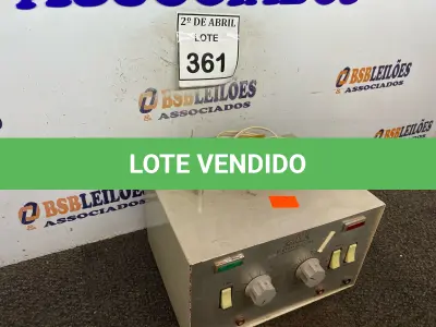 LOTE 361 - 01 BISTURI ELETRÔNICO ODONTOLÓGICO MARCA EMAI. (NO ESTADO) ATENÇÃO! FAZER A VISITAÇÃO ANTES DE ARREMATAR, NÃO SABEMOS SE FUNCIONA. LEILÃO NÃO TEM GARANTIA E NEM DEVOLUÇÃO, SUJEITO A POSSÍVEIS AVARIAS VISÍVEIS/OCULTAS E/OU AUSÊNCIA DE COMPONENTES.