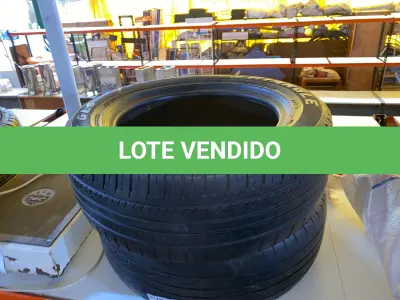 LOTE 482 - 02 PNEUS USADOS 195-60/15. (NO ESTADO) ATENÇÃO! FAZER A VISITAÇÃO ANTES DE ARREMATAR, NÃO SABEMOS SE FUNCIONA. LEILÃO NÃO TEM GARANTIA E NEM DEVOLUÇÃO, SUJEITO A POSSÍVEIS AVARIAS VISÍVEIS/OCULTAS E/OU AUSÊNCIA DE COMPONENTES.