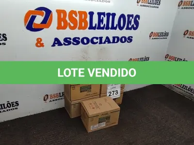 LOTE 273 - 05 CAIXAS COM 06 UNIDADES DE CATALIZADOR VERNIZ PU 150ML. (NO ESTADO) ATENÇÃO! FAZER A VISITAÇÃO ANTES DE ARREMATAR, NÃO SABEMOS SE FUNCIONA. LEILÃO NÃO TEM GARANTIA E NEM DEVOLUÇÃO, SUJEITO A POSSÍVEIS AVARIAS VISÍVEIS/OCULTAS E/OU AUSÊNCIA DE COMPONENTES.
