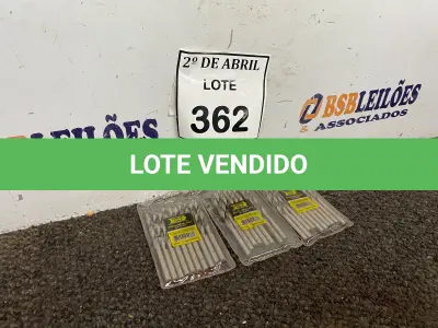 LOTE 362 - 30 BROCAS 6X93MM PARA AÇO. (NO ESTADO) ATENÇÃO! FAZER A VISITAÇÃO ANTES DE ARREMATAR, NÃO SABEMOS SE FUNCIONA. LEILÃO NÃO TEM GARANTIA E NEM DEVOLUÇÃO, SUJEITO A POSSÍVEIS AVARIAS VISÍVEIS/OCULTAS E/OU AUSÊNCIA DE COMPONENTES.