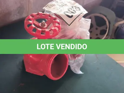 LOTE 003 - 02 VÁLVULAS ANGULAR PARA HIDRANTE.  (NO ESTADO) ATENÇÃO! FAZER A VISITAÇÃO ANTES DE ARREMATAR, NÃO SABEMOS SE FUNCIONA. LEILÃO NÃO TEM GARANTIA E NEM DEVOLUÇÃO, SUJEITO A POSSÍVEIS AVARIAS VISÍVEIS/OCULTAS E/OU AUSÊNCIA DE COMPONENTES.