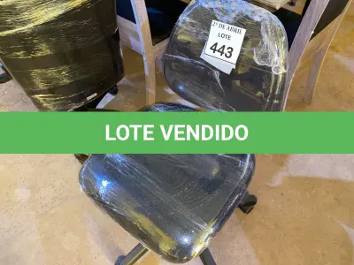 LOTE 443 - 01 CADEIRA PARA ESCRITÓRIO. (NO ESTADO) ATENÇÃO! FAZER A VISITAÇÃO ANTES DE ARREMATAR, NÃO SABEMOS SE FUNCIONA. LEILÃO NÃO TEM GARANTIA E NEM DEVOLUÇÃO, SUJEITO A POSSÍVEIS AVARIAS VISÍVEIS/OCULTAS E/OU AUSÊNCIA DE COMPONENTES.