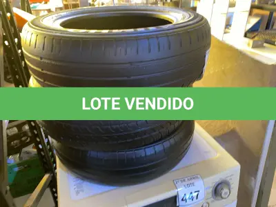 LOTE 446 - 03 PNEUS 165/70/14. (NO ESTADO) ATENÇÃO! FAZER A VISITAÇÃO ANTES DE ARREMATAR, NÃO SABEMOS SE FUNCIONA. LEILÃO NÃO TEM GARANTIA E NEM DEVOLUÇÃO, SUJEITO A POSSÍVEIS AVARIAS VISÍVEIS/OCULTAS E/OU AUSÊNCIA DE COMPONENTES.