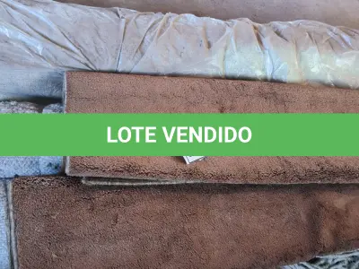 LOTE 005 - 01 LOTE COM TAPETES DIVERSOS.  (NO ESTADO) ATENÇÃO! FAZER A VISITAÇÃO ANTES DE ARREMATAR, NÃO SABEMOS SE FUNCIONA. LEILÃO NÃO TEM GARANTIA E NEM DEVOLUÇÃO, SUJEITO A POSSÍVEIS AVARIAS VISÍVEIS/OCULTAS E/OU AUSÊNCIA DE COMPONENTES.