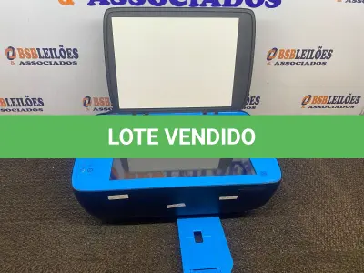 LOTE 375 - 01 IMPRESSORA HP DESKJET ULTRA 4729. (NO ESTADO) ATENÇÃO! FAZER A VISITAÇÃO ANTES DE ARREMATAR, NÃO SABEMOS SE FUNCIONA. LEILÃO NÃO TEM GARANTIA E NEM DEVOLUÇÃO, SUJEITO A POSSÍVEIS AVARIAS VISÍVEIS/OCULTAS E/OU AUSÊNCIA DE COMPONENTES.