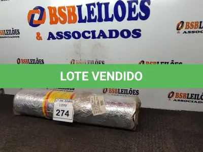 LOTE 274 - 01 ROLO DE MULTIMANTA. (NO ESTADO) ATENÇÃO! FAZER A VISITAÇÃO ANTES DE ARREMATAR, NÃO SABEMOS SE FUNCIONA. LEILÃO NÃO TEM GARANTIA E NEM DEVOLUÇÃO, SUJEITO A POSSÍVEIS AVARIAS VISÍVEIS/OCULTAS E/OU AUSÊNCIA DE COMPONENTES.