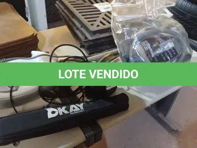 LOTE 289 - 01 VAPORIZADOR MULTIFUNCIONAL , 01 ESTABILIZADOR E 01 DETECTOR DE METAIS., 01 ESTABILIZADOR E 01 DETECTOR DE METAIS. (NO ESTADO) ATENÇÃO! FAZER A VISITAÇÃO ANTES DE ARREMATAR, NÃO SABEMOS SE FUNCIONA. LEILÃO NÃO TEM GARANTIA E NEM DEVOLUÇÃO, SUJEITO A POSSÍVEIS AVARIAS VISÍVEIS/OCULTAS E/OU AUSÊNCIA DE COMPONENTES.
