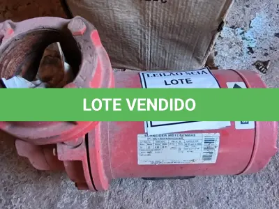 LOTE 032 - 01 BOMBA D’ÁGUA.  (NO ESTADO) ATENÇÃO! FAZER A VISITAÇÃO ANTES DE ARREMATAR, NÃO SABEMOS SE FUNCIONA. LEILÃO NÃO TEM GARANTIA E NEM DEVOLUÇÃO, SUJEITO A POSSÍVEIS AVARIAS VISÍVEIS/OCULTAS E/OU AUSÊNCIA DE COMPONENTES.