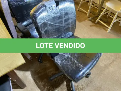 LOTE 389 - 01 CADEIRA PARA ESCRITÓRIO. (NO ESTADO) ATENÇÃO! FAZER A VISITAÇÃO ANTES DE ARREMATAR, NÃO SABEMOS SE FUNCIONA. LEILÃO NÃO TEM GARANTIA E NEM DEVOLUÇÃO, SUJEITO A POSSÍVEIS AVARIAS VISÍVEIS/OCULTAS E/OU AUSÊNCIA DE COMPONENTES.
