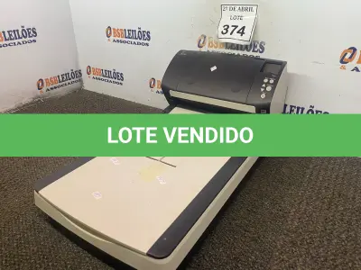 LOTE 374 - 01 SCANNER FUJITSU. (NO ESTADO) ATENÇÃO! FAZER A VISITAÇÃO ANTES DE ARREMATAR, NÃO SABEMOS SE FUNCIONA. LEILÃO NÃO TEM GARANTIA E NEM DEVOLUÇÃO, SUJEITO A POSSÍVEIS AVARIAS VISÍVEIS/OCULTAS E/OU AUSÊNCIA DE COMPONENTES.