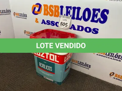 LOTE 505 - 01 BALDE DE SELADORA ACRÍLICO BRANCO 18L. (NO ESTADO) ATENÇÃO! FAZER A VISITAÇÃO ANTES DE ARREMATAR, NÃO SABEMOS SE FUNCIONA. LEILÃO NÃO TEM GARANTIA E NEM DEVOLUÇÃO, SUJEITO A POSSÍVEIS AVARIAS VISÍVEIS/OCULTAS E/OU AUSÊNCIA DE COMPONENTES.