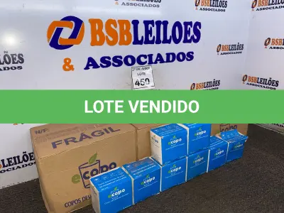 LOTE 450 - 01 LOTE COM COPOS DESCARTÁVEIS EM PAPEL. (NO ESTADO) ATENÇÃO! FAZER A VISITAÇÃO ANTES DE ARREMATAR, NÃO SABEMOS SE FUNCIONA. LEILÃO NÃO TEM GARANTIA E NEM DEVOLUÇÃO, SUJEITO A POSSÍVEIS AVARIAS VISÍVEIS/OCULTAS E/OU AUSÊNCIA DE COMPONENTES.