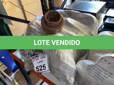 LOTE 525 - 30 UNIDADES DE UNIÃO SOLDÁVEL 85MM. (NO ESTADO) ATENÇÃO! FAZER A VISITAÇÃO ANTES DE ARREMATAR, NÃO SABEMOS SE FUNCIONA. LEILÃO NÃO TEM GARANTIA E NEM DEVOLUÇÃO, SUJEITO A POSSÍVEIS AVARIAS VISÍVEIS/OCULTAS E/OU AUSÊNCIA DE COMPONENTES.