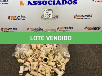 LOTE 507 - 01 LOTE COM CONEXÕES DIVERSAS. (NO ESTADO) ATENÇÃO! FAZER A VISITAÇÃO ANTES DE ARREMATAR, NÃO SABEMOS SE FUNCIONA. LEILÃO NÃO TEM GARANTIA E NEM DEVOLUÇÃO, SUJEITO A POSSÍVEIS AVARIAS VISÍVEIS/OCULTAS E/OU AUSÊNCIA DE COMPONENTES.