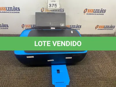 LOTE 375 - 01 IMPRESSORA HP DESKJET ULTRA 4729. (NO ESTADO) ATENÇÃO! FAZER A VISITAÇÃO ANTES DE ARREMATAR, NÃO SABEMOS SE FUNCIONA. LEILÃO NÃO TEM GARANTIA E NEM DEVOLUÇÃO, SUJEITO A POSSÍVEIS AVARIAS VISÍVEIS/OCULTAS E/OU AUSÊNCIA DE COMPONENTES.