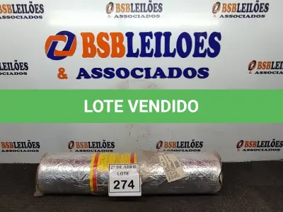 LOTE 274 - 01 ROLO DE MULTIMANTA. (NO ESTADO) ATENÇÃO! FAZER A VISITAÇÃO ANTES DE ARREMATAR, NÃO SABEMOS SE FUNCIONA. LEILÃO NÃO TEM GARANTIA E NEM DEVOLUÇÃO, SUJEITO A POSSÍVEIS AVARIAS VISÍVEIS/OCULTAS E/OU AUSÊNCIA DE COMPONENTES.