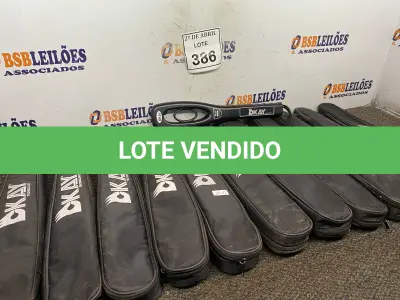 LOTE 386 - 10 DETECTORES DE METAIS KAY. (NO ESTADO) ATENÇÃO! FAZER A VISITAÇÃO ANTES DE ARREMATAR, NÃO SABEMOS SE FUNCIONA. LEILÃO NÃO TEM GARANTIA E NEM DEVOLUÇÃO, SUJEITO A POSSÍVEIS AVARIAS VISÍVEIS/OCULTAS E/OU AUSÊNCIA DE COMPONENTES.
