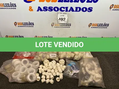 LOTE 492 - 01 LOTE COM TORNEIRAS PLÁSTICAS E TAMPÕES. (NO ESTADO) ATENÇÃO! FAZER A VISITAÇÃO ANTES DE ARREMATAR, NÃO SABEMOS SE FUNCIONA. LEILÃO NÃO TEM GARANTIA E NEM DEVOLUÇÃO, SUJEITO A POSSÍVEIS AVARIAS VISÍVEIS/OCULTAS E/OU AUSÊNCIA DE COMPONENTES.