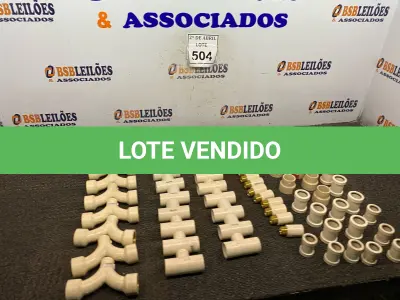 LOTE 504 - 01 LOTE COM CONEXÕES DIVERSAS. (NO ESTADO) ATENÇÃO! FAZER A VISITAÇÃO ANTES DE ARREMATAR, NÃO SABEMOS SE FUNCIONA. LEILÃO NÃO TEM GARANTIA E NEM DEVOLUÇÃO, SUJEITO A POSSÍVEIS AVARIAS VISÍVEIS/OCULTAS E/OU AUSÊNCIA DE COMPONENTES.