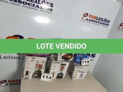 LOTE 114 - 06 – ELETRODOMÉSTICOS DIVERSOS (NO ESTADO, NÃO SABEMOS SE FUNCIONA. LEILÃO NÃO TEM GARANTIA E NEM DEVOLUÇÃO, SUJEITO A POSSÍVEIS AVARIAS VISÍVEIS/OCULTAS E/OU AUSÊNCIA DE COMPONENTES)