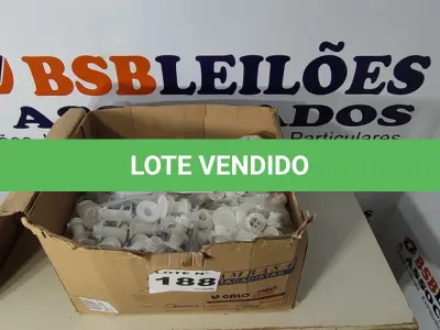 LOTE 188 - 320 - VÁLVULAS LAVATÓRIO PLÁSTICA BRANCO (NO ESTADO, NÃO SABEMOS SE FUNCIONA. LEILÃO NÃO TEM GARANTIA E NEM DEVOLUÇÃO, SUJEITO A POSSÍVEIS AVARIAS VISÍVEIS/OCULTAS E/OU AUSÊNCIA DE COMPONENTES)