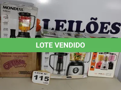 LOTE 115 - 04 – ELETRODOMÉSTICOS DIVERSOS (NO ESTADO, NÃO SABEMOS SE FUNCIONA. LEILÃO NÃO TEM GARANTIA E NEM DEVOLUÇÃO, SUJEITO A POSSÍVEIS AVARIAS VISÍVEIS/OCULTAS E/OU AUSÊNCIA DE COMPONENTES)