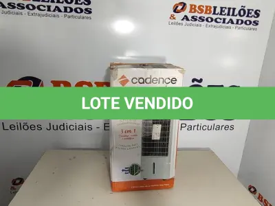 LOTE 061 - 01 - CLIMATIZADOR DE AR CADENCE VENTILAR DUO TANK, 5,7L, 220VOLTS (NO ESTADO, NÃO SABEMOS SE FUNCIONA. LEILÃO NÃO TEM GARANTIA E NEM DEVOLUÇÃO, SUJEITO A POSSÍVEIS AVARIAS VISÍVEIS/OCULTAS E/OU AUSÊNCIA DE COMPONENTES)