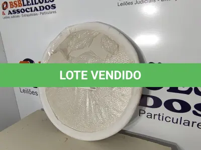 LOTE 050 - 01 - PRATO GIRATÓRIO 80 CM SOBREPOR PARA CENTRO DE MESA (NO ESTADO, NÃO SABEMOS SE FUNCIONA. LEILÃO NÃO TEM GARANTIA E NEM DEVOLUÇÃO, SUJEITO A POSSÍVEIS AVARIAS VISÍVEIS/OCULTAS E/OU AUSÊNCIA DE COMPONENTES)
