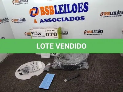 LOTE 070 - 01 - ASPIRADOR ROBÔ PHILCO PAS08C - BIVOLT (NO ESTADO, NÃO SABEMOS SE FUNCIONA. LEILÃO NÃO TEM GARANTIA E NEM DEVOLUÇÃO, SUJEITO A POSSÍVEIS AVARIAS VISÍVEIS/OCULTAS E/OU AUSÊNCIA DE COMPONENTES)