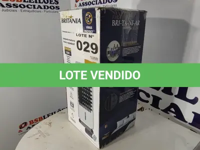 LOTE 029 - 01 - CLIMATIZADOR DE AR BRITÂNIA 5 EM 1 BCL05FI 220VOLTS (NO ESTADO, NÃO SABEMOS SE FUNCIONA. LEILÃO NÃO TEM GARANTIA E NEM DEVOLUÇÃO, SUJEITO A POSSÍVEIS AVARIAS VISÍVEIS/OCULTAS E/OU AUSÊNCIA DE COMPONENTES)