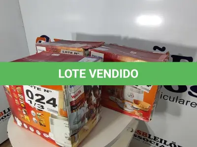 LOTE 024 - 03 - MULTIPROCESSADOR PHILIPS WALITA 110V (NO ESTADO, NÃO SABEMOS SE FUNCIONA. LEILÃO NÃO TEM GARANTIA E NEM DEVOLUÇÃO, SUJEITO A POSSÍVEIS AVARIAS VISÍVEIS/OCULTAS E/OU AUSÊNCIA DE COMPONENTES)