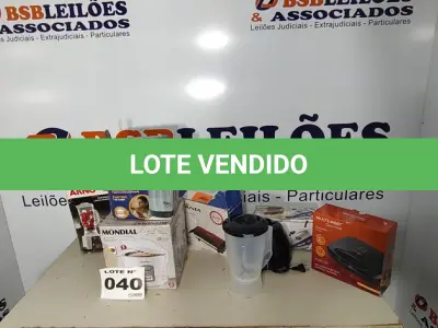LOTE 040 - 08 – ELETRODOMÉSTICOS 110V DIVERSOS (NO ESTADO, NÃO SABEMOS SE FUNCIONA. LEILÃO NÃO TEM GARANTIA E NEM DEVOLUÇÃO, SUJEITO A POSSÍVEIS AVARIAS VISÍVEIS/OCULTAS E/OU AUSÊNCIA DE COMPONENTES)