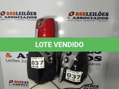 LOTE 037 - 04 - FRITADEIRAS SEM ÓLEO AIR FRYER 5LITROS, MONDIAL 110V (NO ESTADO, NÃO SABEMOS SE FUNCIONA. LEILÃO NÃO TEM GARANTIA E NEM DEVOLUÇÃO, SUJEITO A POSSÍVEIS AVARIAS VISÍVEIS/OCULTAS E/OU AUSÊNCIA DE COMPONENTES)