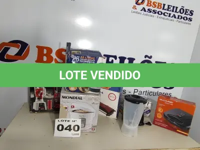 LOTE 040 - 08 – ELETRODOMÉSTICOS 110V DIVERSOS (NO ESTADO, NÃO SABEMOS SE FUNCIONA. LEILÃO NÃO TEM GARANTIA E NEM DEVOLUÇÃO, SUJEITO A POSSÍVEIS AVARIAS VISÍVEIS/OCULTAS E/OU AUSÊNCIA DE COMPONENTES)