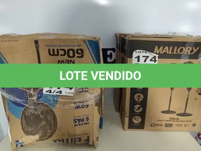 LOTE 174 - 04 - VENTILADORES DIVERSOS 110V (NO ESTADO, NÃO SABEMOS SE FUNCIONA. LEILÃO NÃO TEM GARANTIA E NEM DEVOLUÇÃO, SUJEITO A POSSÍVEIS AVARIAS VISÍVEIS/OCULTAS E/OU AUSÊNCIA DE COMPONENTES)
