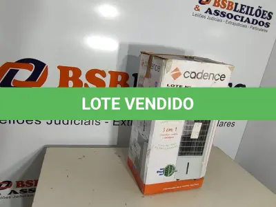 LOTE 061 - 01 - CLIMATIZADOR DE AR CADENCE VENTILAR DUO TANK, 5,7L, 220VOLTS (NO ESTADO, NÃO SABEMOS SE FUNCIONA. LEILÃO NÃO TEM GARANTIA E NEM DEVOLUÇÃO, SUJEITO A POSSÍVEIS AVARIAS VISÍVEIS/OCULTAS E/OU AUSÊNCIA DE COMPONENTES)