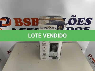 LOTE 074 - 01 - CLIMATIZADOR DE AR BRITÂNIA 5 EM 1 BCL05FI 127VOLTS (NO ESTADO, NÃO SABEMOS SE FUNCIONA. LEILÃO NÃO TEM GARANTIA E NEM DEVOLUÇÃO, SUJEITO A POSSÍVEIS AVARIAS VISÍVEIS/OCULTAS E/OU AUSÊNCIA DE COMPONENTES)