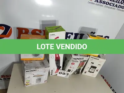 LOTE 093 - 06 – ELETRODOMÉSTICOS DIVERSOS (NO ESTADO, NÃO SABEMOS SE FUNCIONA. LEILÃO NÃO TEM GARANTIA E NEM DEVOLUÇÃO, SUJEITO A POSSÍVEIS AVARIAS VISÍVEIS/OCULTAS E/OU AUSÊNCIA DE COMPONENTES)
