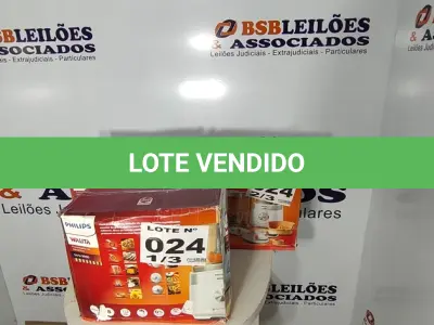 LOTE 024 - 03 - MULTIPROCESSADOR PHILIPS WALITA 110V (NO ESTADO, NÃO SABEMOS SE FUNCIONA. LEILÃO NÃO TEM GARANTIA E NEM DEVOLUÇÃO, SUJEITO A POSSÍVEIS AVARIAS VISÍVEIS/OCULTAS E/OU AUSÊNCIA DE COMPONENTES)