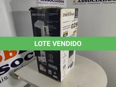 LOTE 029 - 01 - CLIMATIZADOR DE AR BRITÂNIA 5 EM 1 BCL05FI 220VOLTS (NO ESTADO, NÃO SABEMOS SE FUNCIONA. LEILÃO NÃO TEM GARANTIA E NEM DEVOLUÇÃO, SUJEITO A POSSÍVEIS AVARIAS VISÍVEIS/OCULTAS E/OU AUSÊNCIA DE COMPONENTES)
