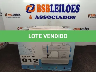LOTE 012 - 01 - MÁQUINA DE COSTURA ELGIN JX-4035 GENIUS PLUS 31 PONTOS 220VOLTS (NO ESTADO, NÃO SABEMOS SE FUNCIONA. LEILÃO NÃO TEM GARANTIA E NEM DEVOLUÇÃO, SUJEITO A POSSÍVEIS AVARIAS VISÍVEIS/OCULTAS E/OU AUSÊNCIA DE COMPONENTES)