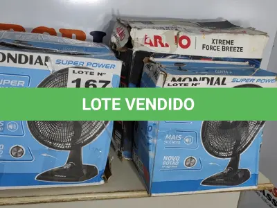 LOTE 167 - 04 - VENTILADORES DIVERSOS 110V (NO ESTADO, NÃO SABEMOS SE FUNCIONA. LEILÃO NÃO TEM GARANTIA E NEM DEVOLUÇÃO, SUJEITO A POSSÍVEIS AVARIAS VISÍVEIS/OCULTAS E/OU AUSÊNCIA DE COMPONENTES)