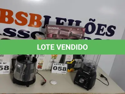 LOTE 058 - 06 – ELETRODOMÉSTICOS DIVERSOS (NO ESTADO, NÃO SABEMOS SE FUNCIONA. LEILÃO NÃO TEM GARANTIA E NEM DEVOLUÇÃO, SUJEITO A POSSÍVEIS AVARIAS VISÍVEIS/OCULTAS E/OU AUSÊNCIA DE COMPONENTES)