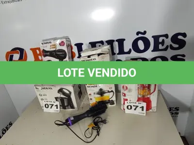 LOTE 071 - 06 – ELETRODOMÉSTICOS DIVERSOS (NO ESTADO, NÃO SABEMOS SE FUNCIONA. LEILÃO NÃO TEM GARANTIA E NEM DEVOLUÇÃO, SUJEITO A POSSÍVEIS AVARIAS VISÍVEIS/OCULTAS E/OU AUSÊNCIA DE COMPONENTES)