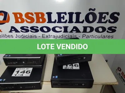 LOTE 146 - 04 – CPU HP I5 SEM HD E MEMORIA (NO ESTADO, NÃO SABEMOS SE FUNCIONA. LEILÃO NÃO TEM GARANTIA E NEM DEVOLUÇÃO, SUJEITO A POSSÍVEIS AVARIAS VISÍVEIS/OCULTAS E/OU AUSÊNCIA DE COMPONENTES)