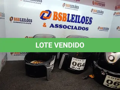 LOTE 064 - 04 - FRITADEIRAS SEM ÓLEO AIR FRYER, MONDIAL 110V (NO ESTADO, NÃO SABEMOS SE FUNCIONA. LEILÃO NÃO TEM GARANTIA E NEM DEVOLUÇÃO, SUJEITO A POSSÍVEIS AVARIAS VISÍVEIS/OCULTAS E/OU AUSÊNCIA DE COMPONENTES)