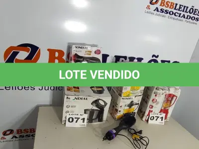 LOTE 071 - 06 – ELETRODOMÉSTICOS DIVERSOS (NO ESTADO, NÃO SABEMOS SE FUNCIONA. LEILÃO NÃO TEM GARANTIA E NEM DEVOLUÇÃO, SUJEITO A POSSÍVEIS AVARIAS VISÍVEIS/OCULTAS E/OU AUSÊNCIA DE COMPONENTES)