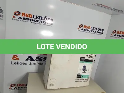 LOTE 120 - 01 - CADEIRA DE ESCRITÓRIO EXECUTIVA (NO ESTADO, NÃO SABEMOS SE FUNCIONA. LEILÃO NÃO TEM GARANTIA E NEM DEVOLUÇÃO, SUJEITO A POSSÍVEIS AVARIAS VISÍVEIS/OCULTAS E/OU AUSÊNCIA DE COMPONENTES)